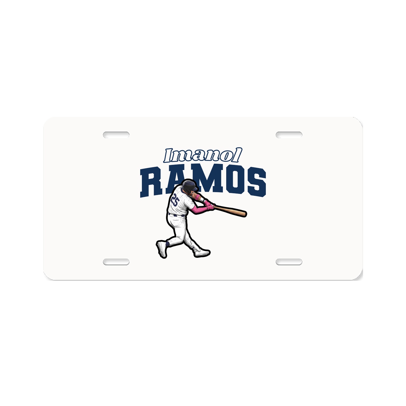 License Plate — Name Arch in Classic