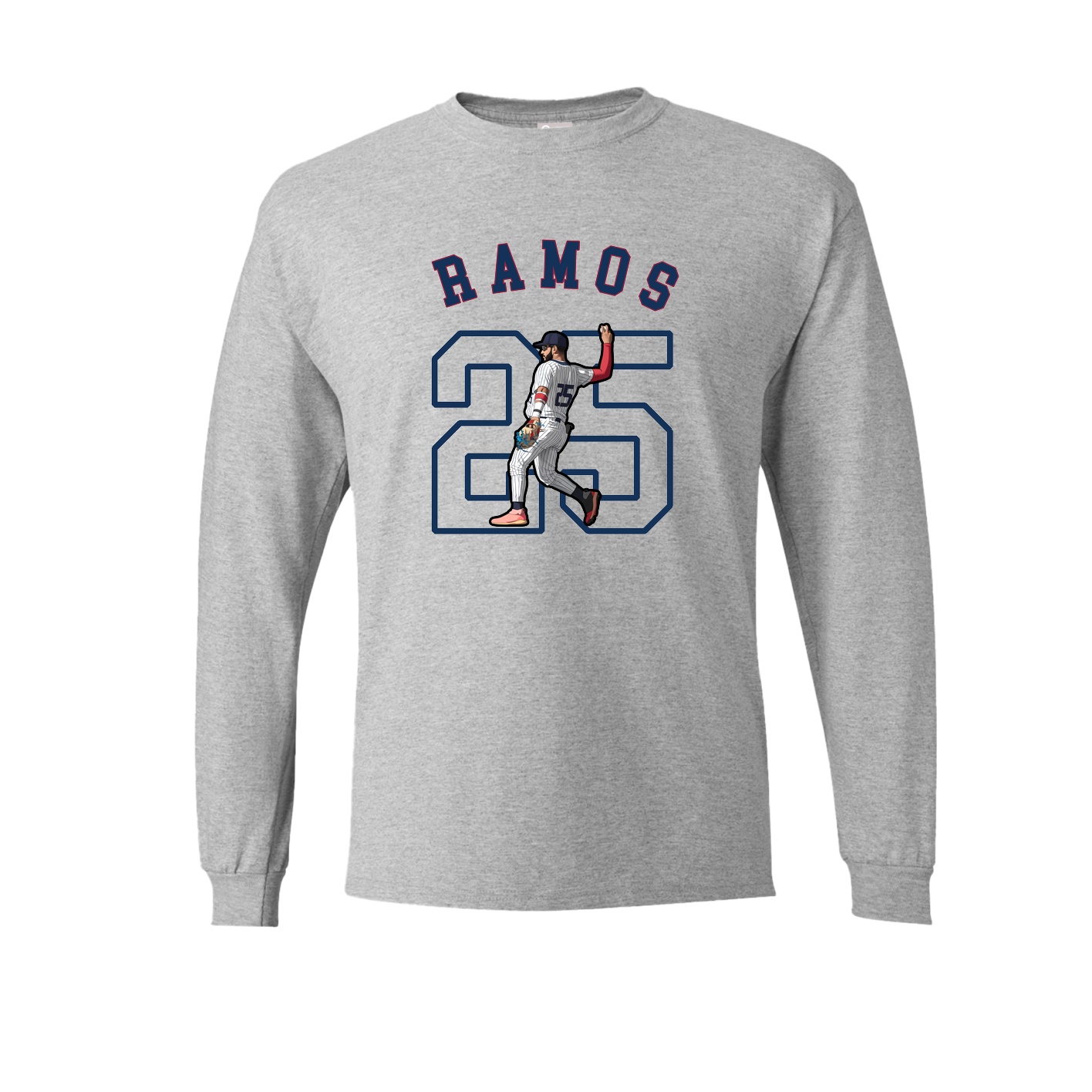Long Sleeve Tee — Shirsey Arch in Grey