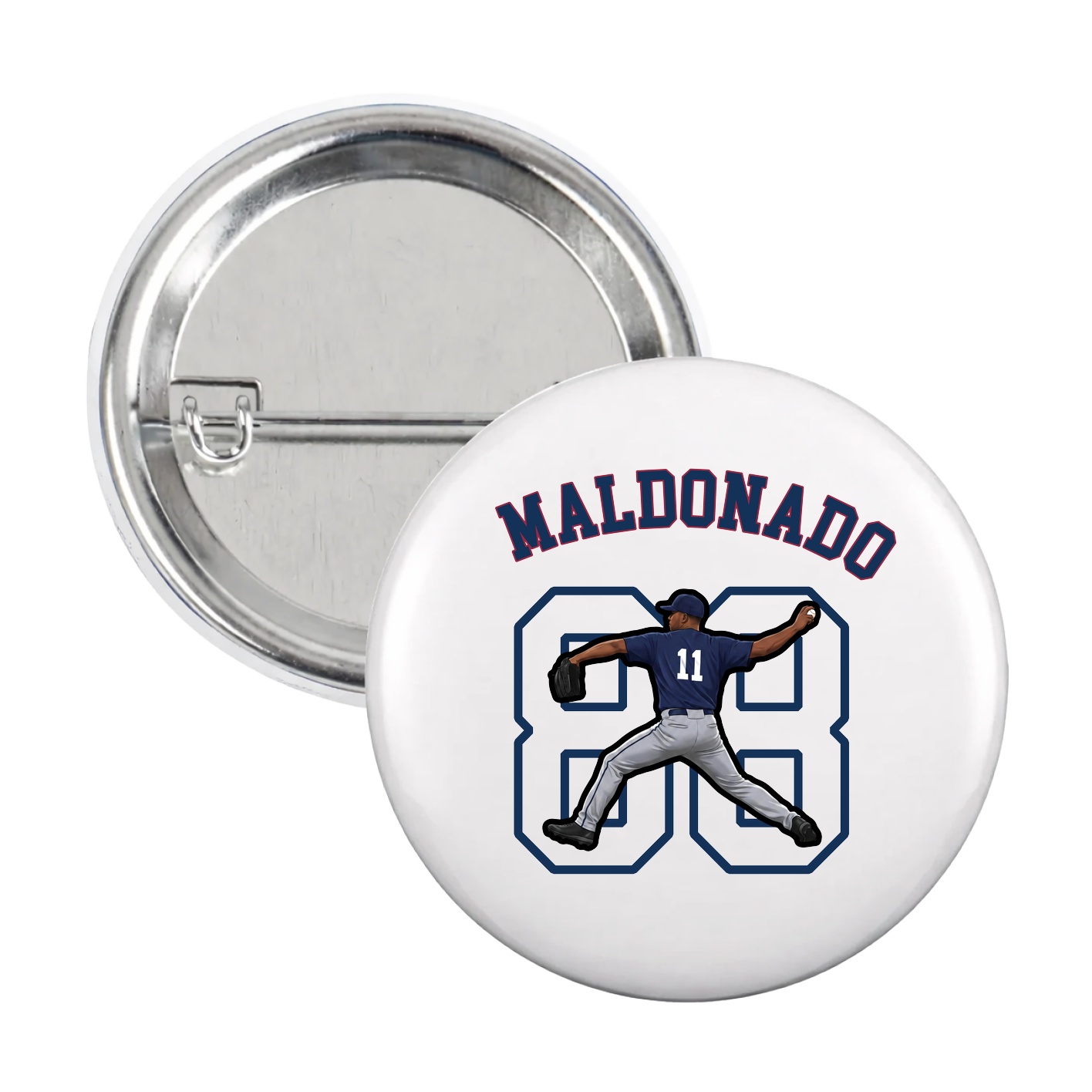 Game Day Button — Shirsey Arch in White