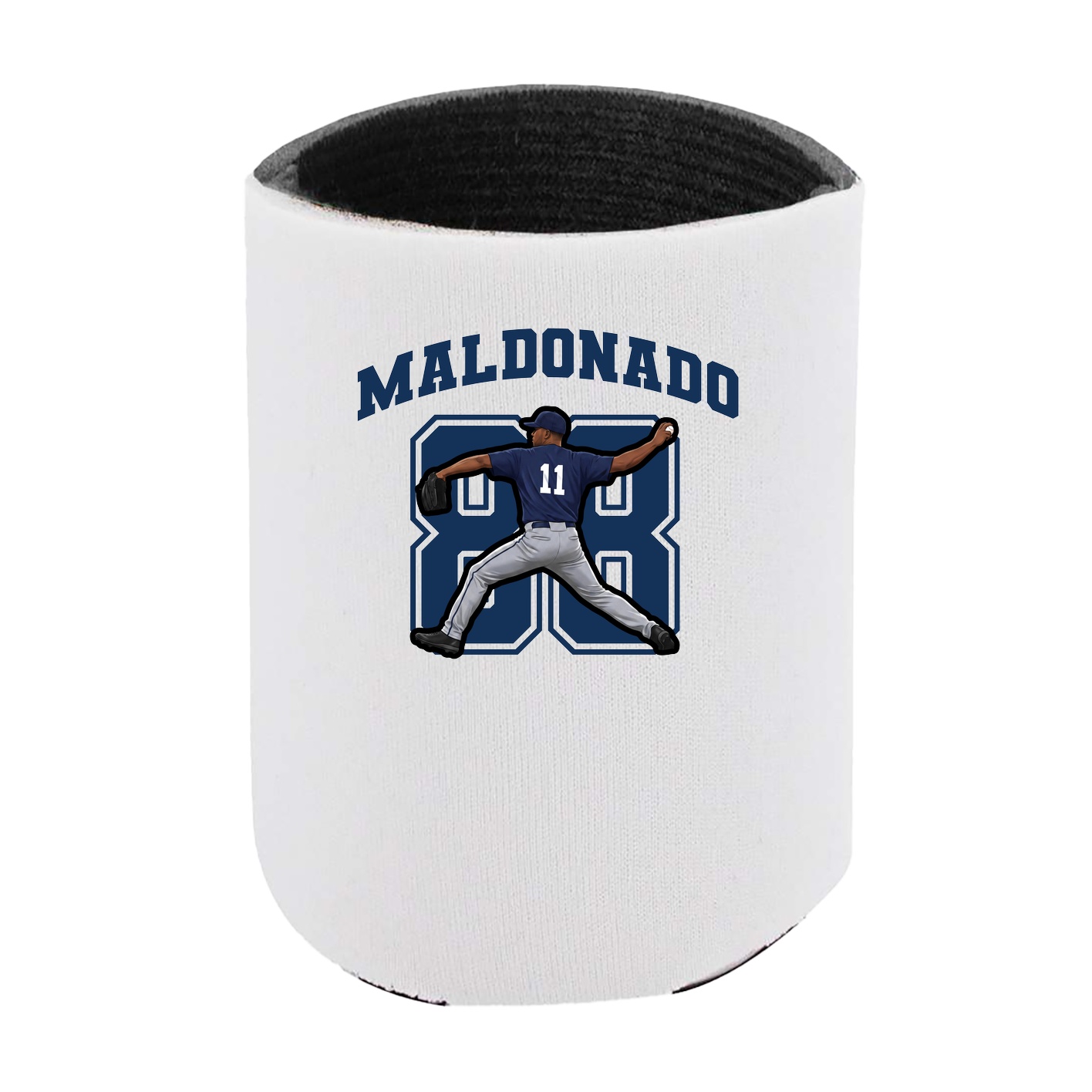 Can Holder — Number in White