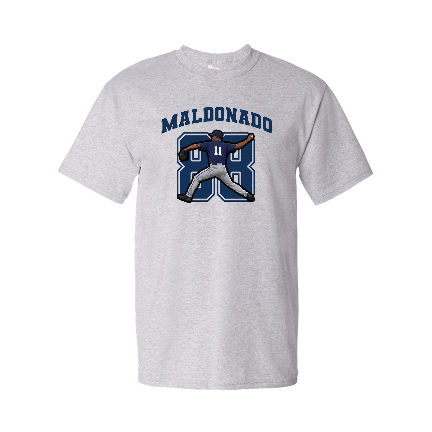 Youth Tee — Number in Grey