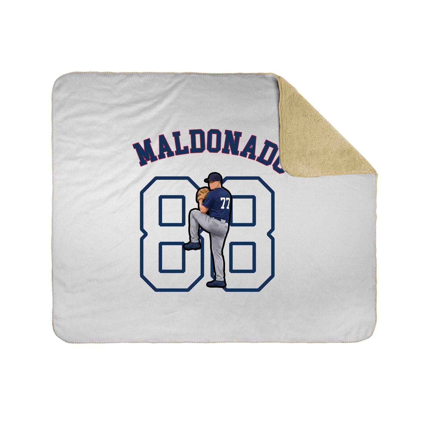 Throw Blanket — Shirsey Arch in White