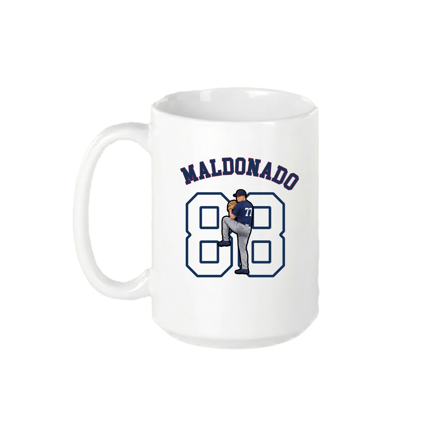 15oz Coffee Mug — Shirsey Arch in White