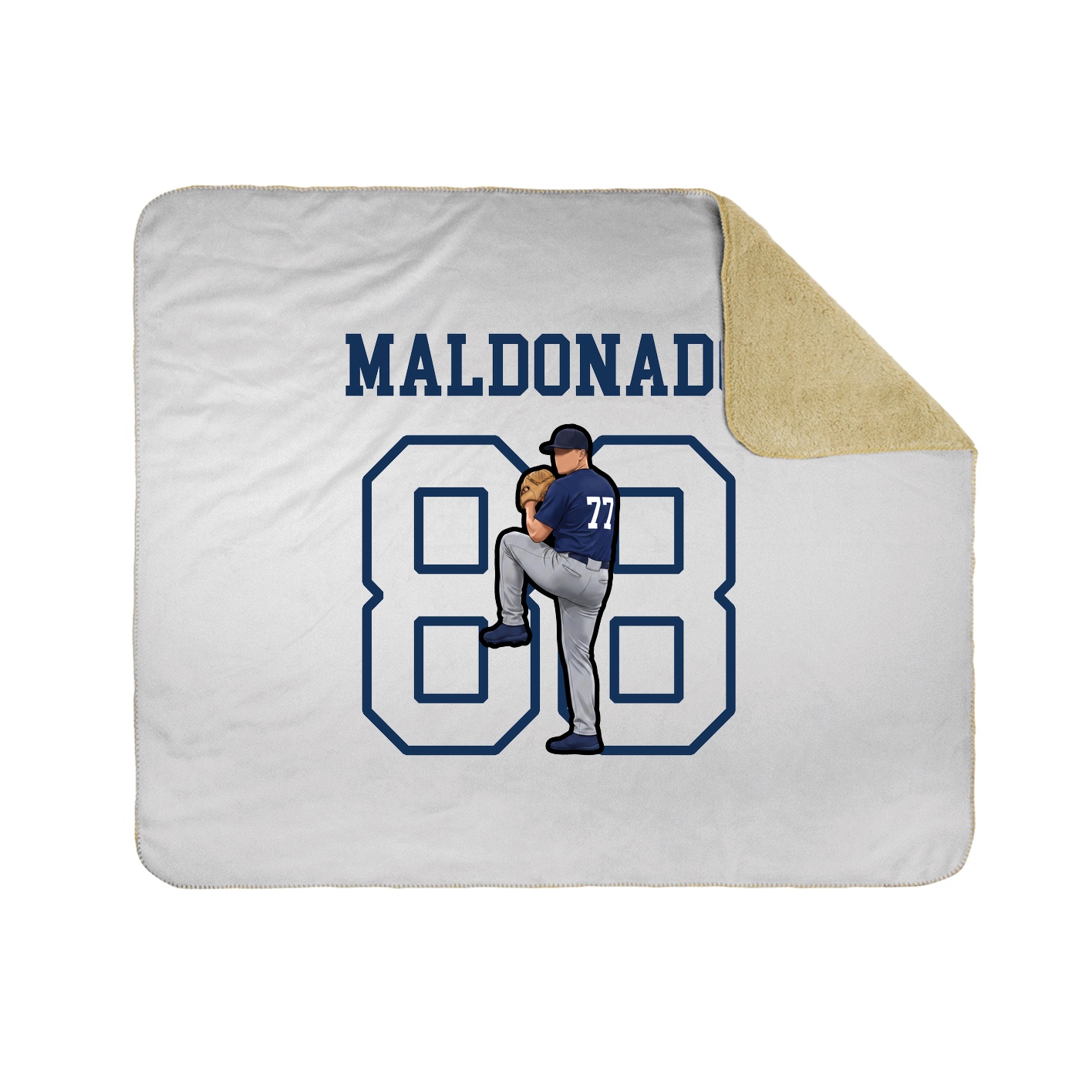 Throw Blanket — Shirsey in White