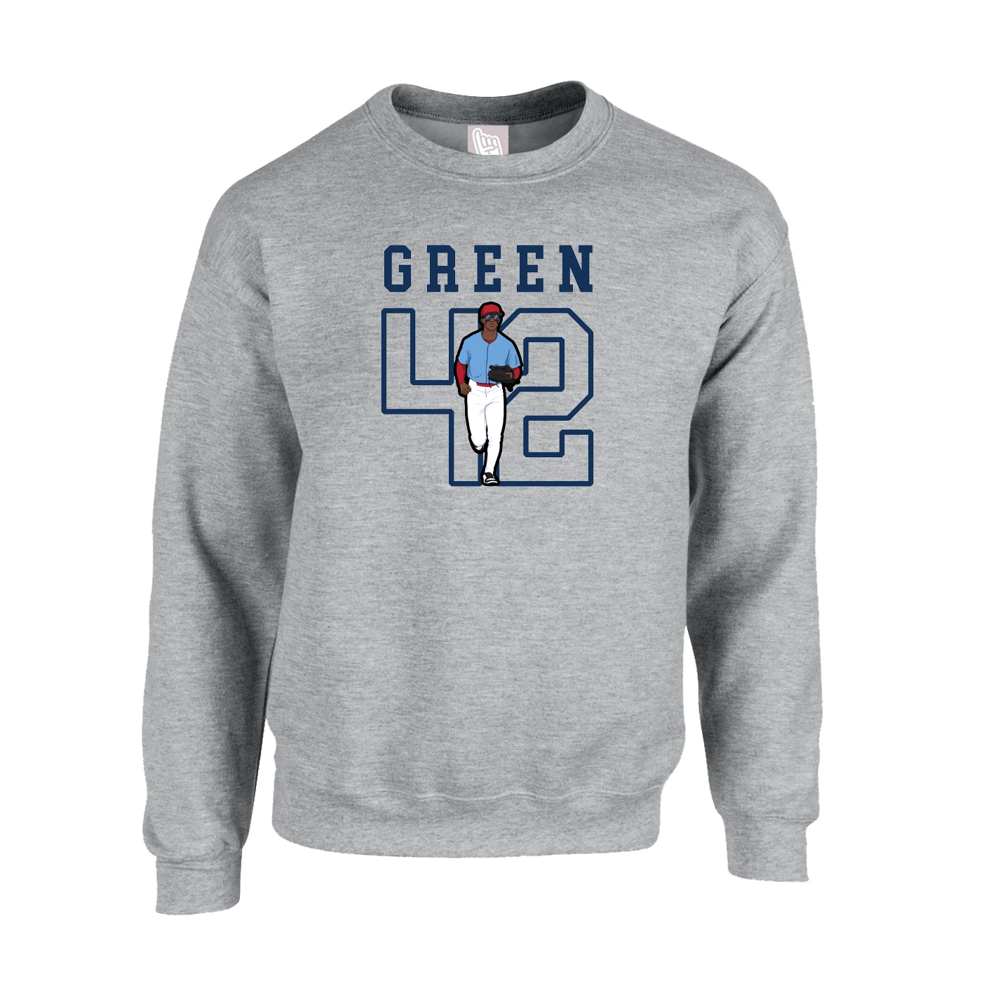 Fleece Crew — Shirsey in Grey