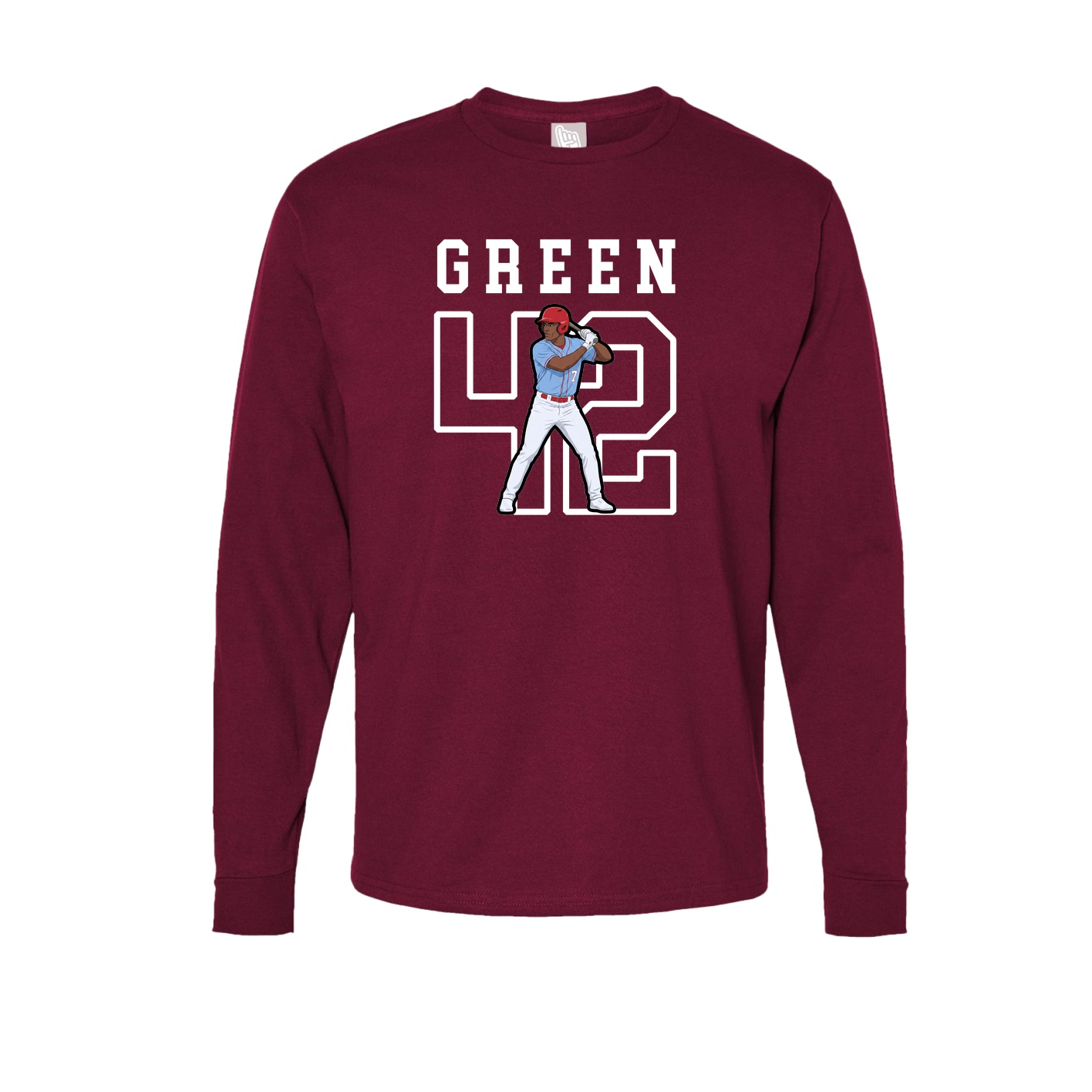 Long Sleeve Tee — Shirsey in Cardinal