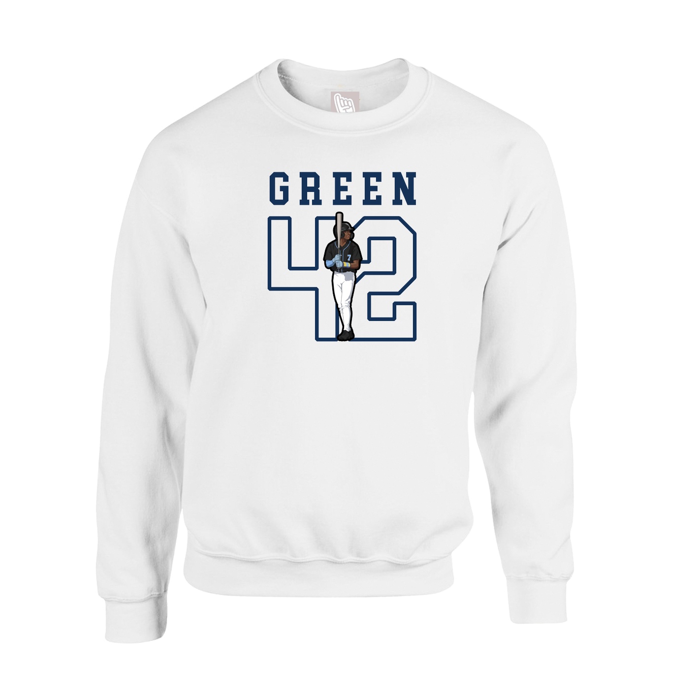 Fleece Crew — Shirsey in White