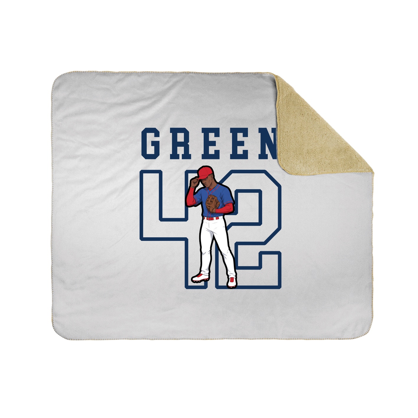 Throw Blanket — Shirsey in White