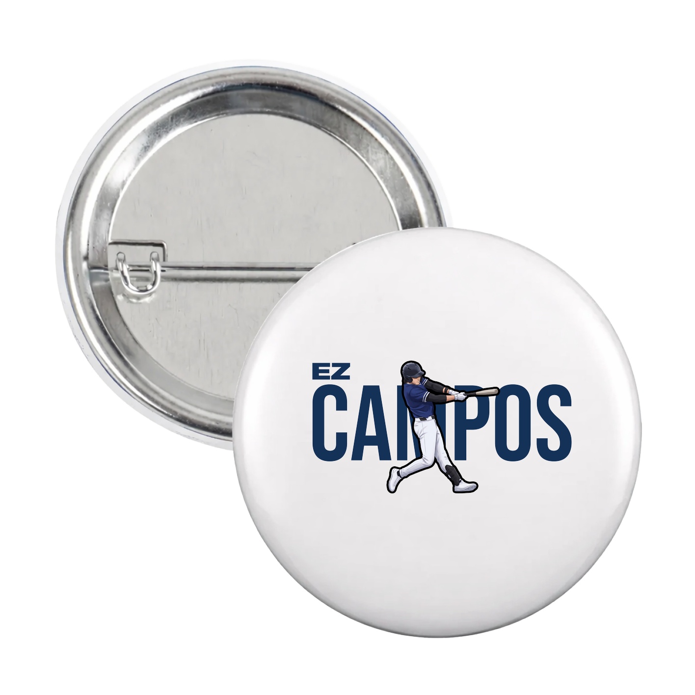 Game Day Button — Player Name in White