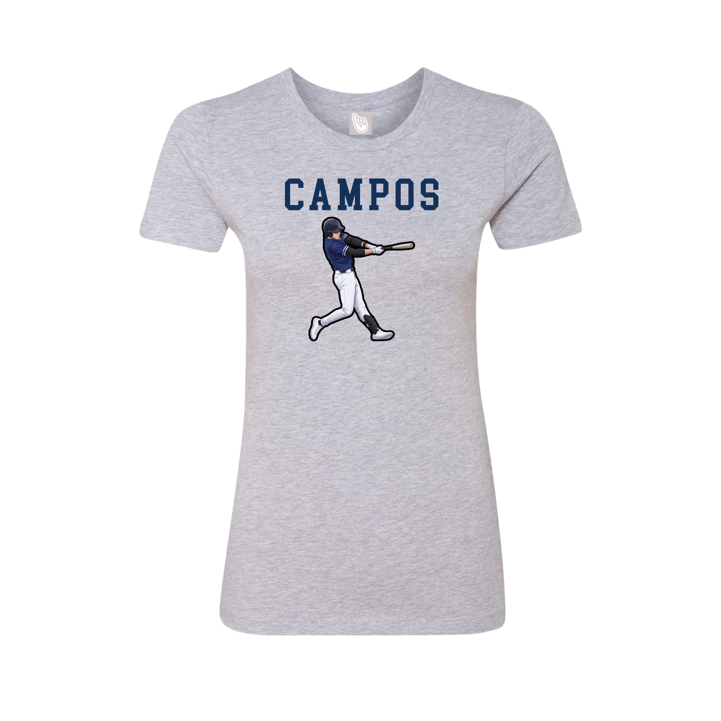 Fitted Women's Tee — Shirsey in Grey