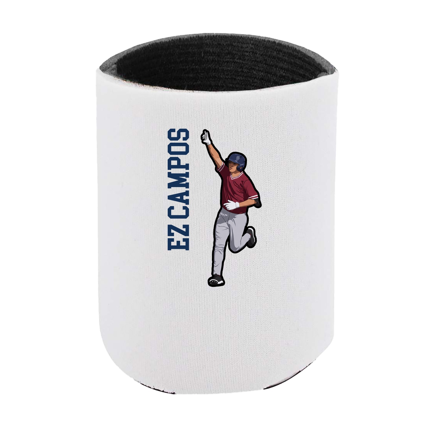 Can Holder — Name Vertical in White
