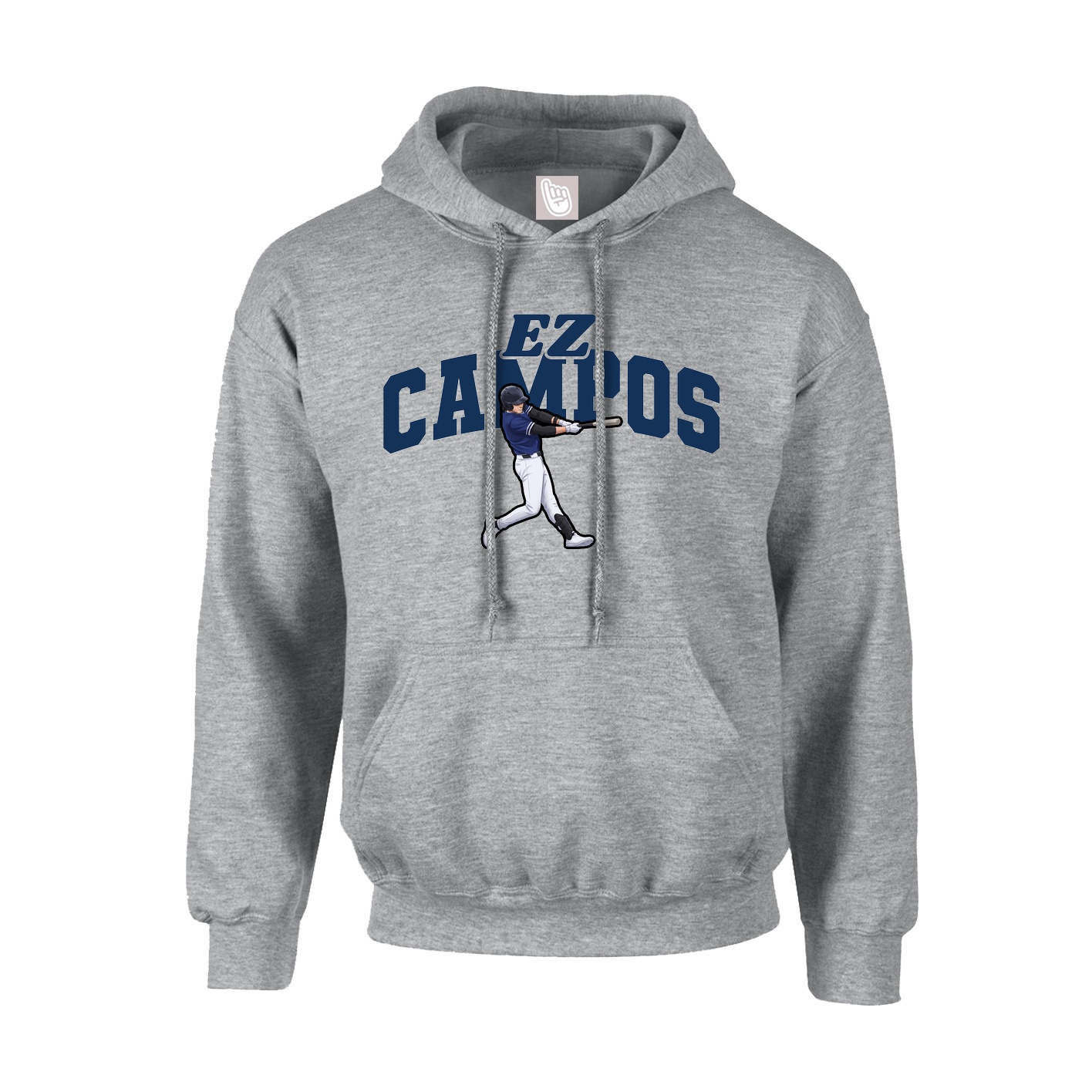 Hoodie — Signature Arch in Grey