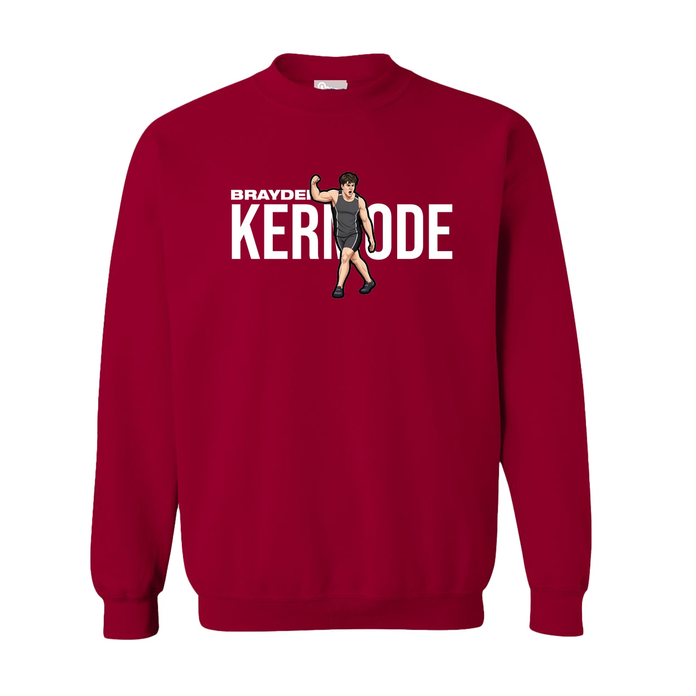 Fleece Crew — Player Name in Cardinal