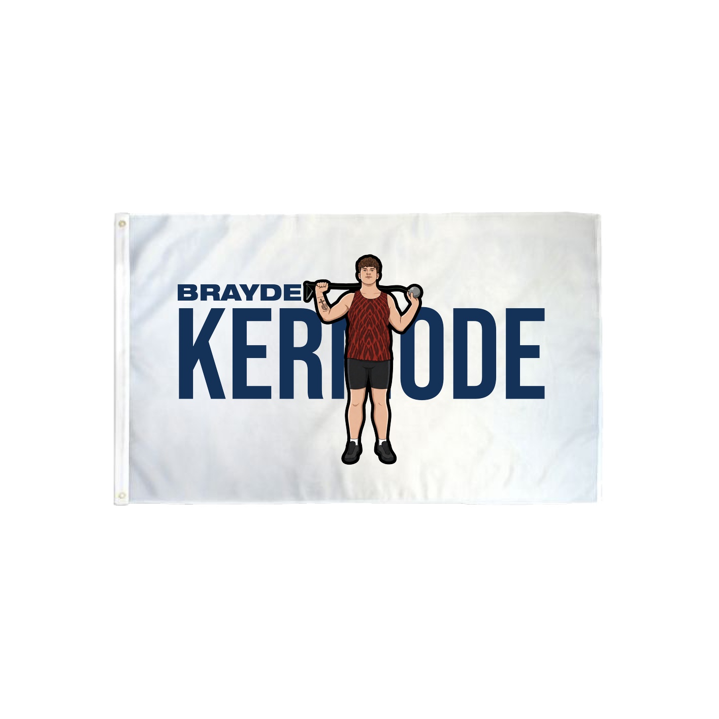 3x5 Flag — Player Name in Classic