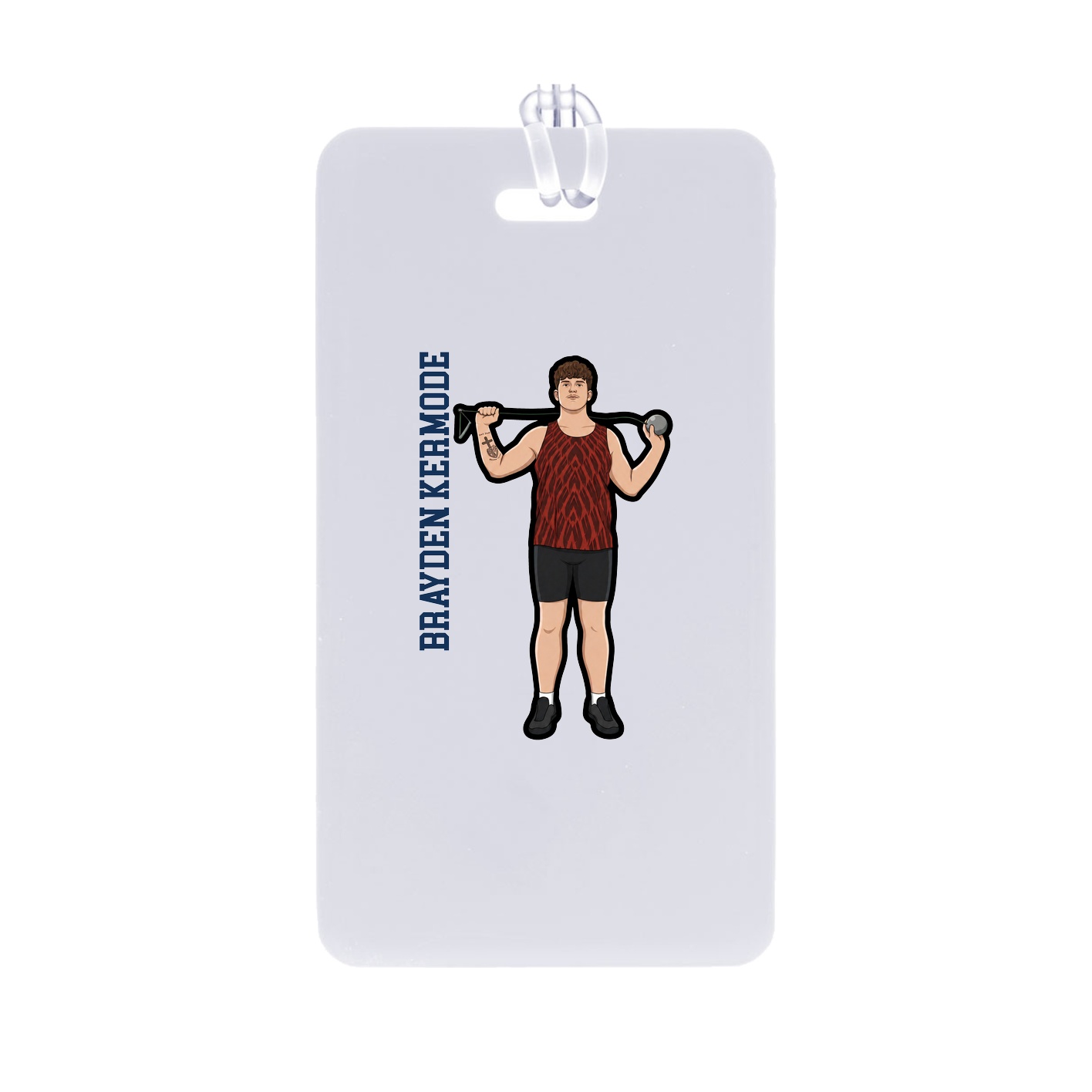Bag Tag — Name Vertical in Classic