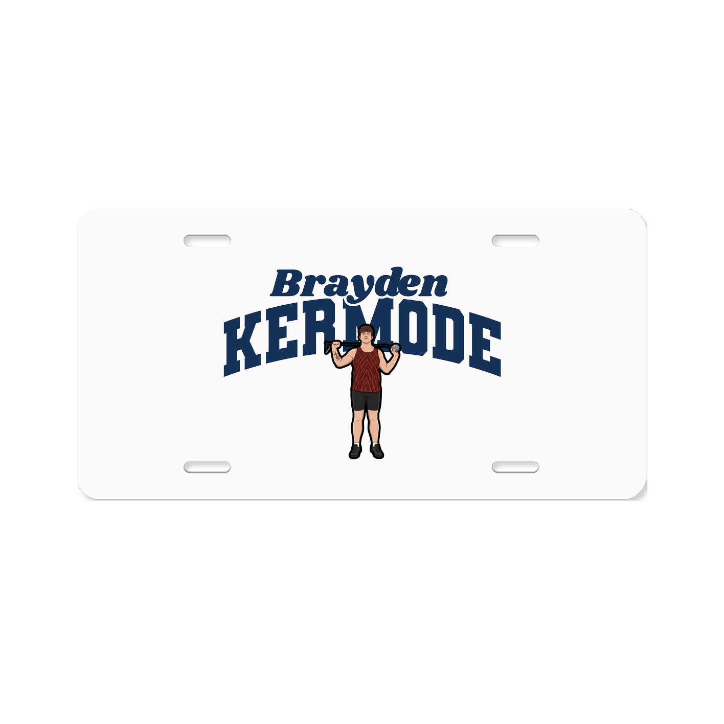 License Plate — Signature Arch in Classic