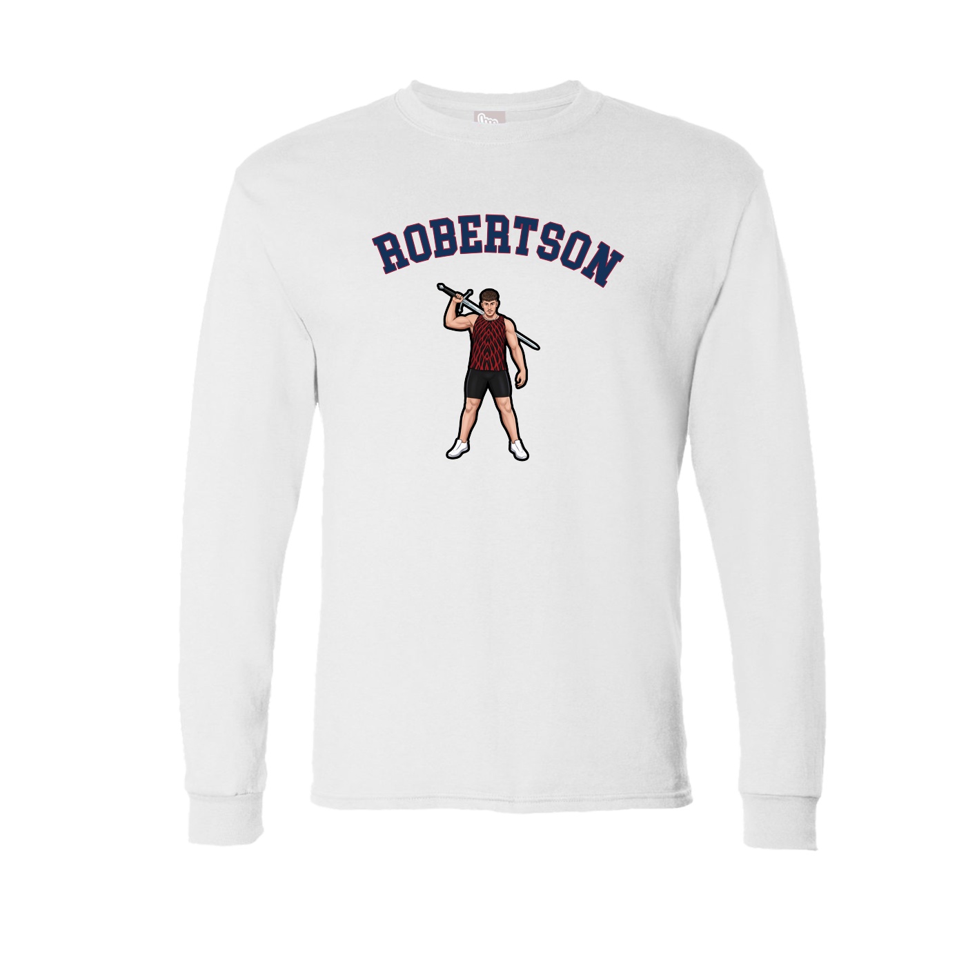 Long Sleeve Tee — Shirsey Arch in White