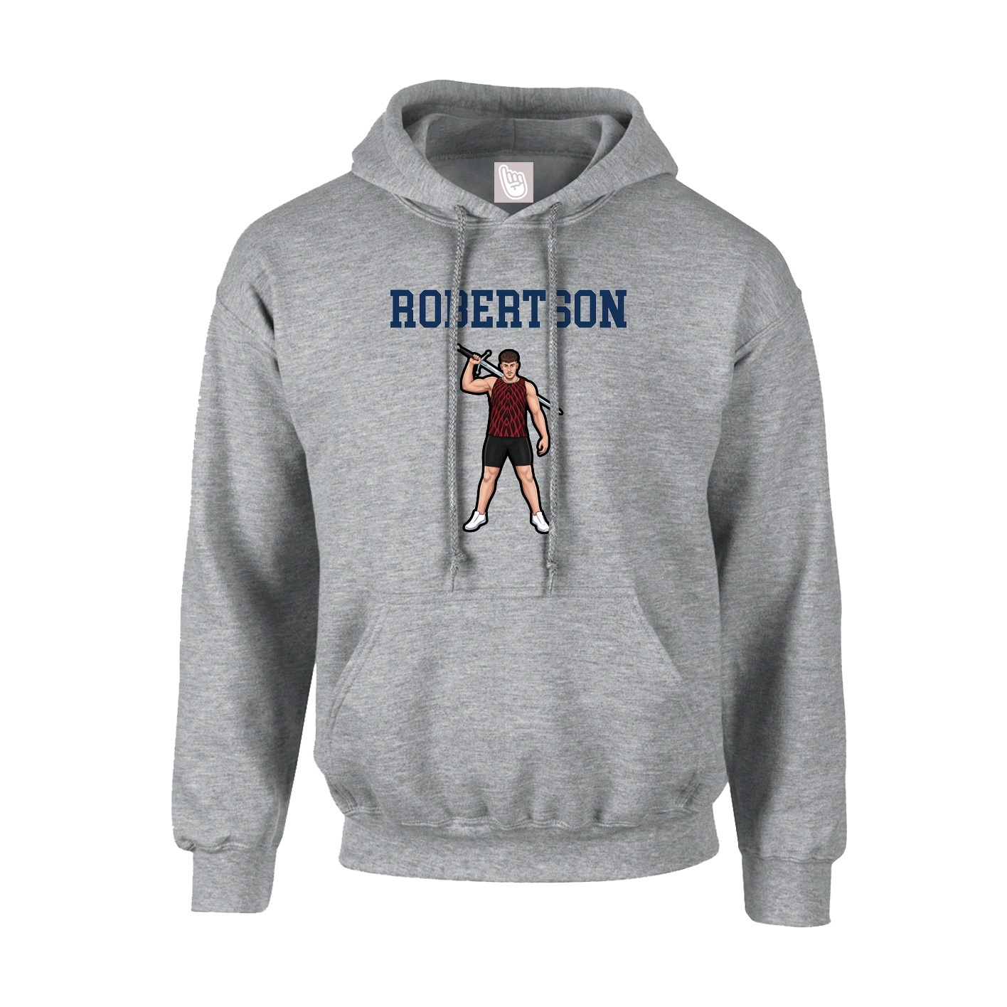 Hoodie — Shirsey in Grey