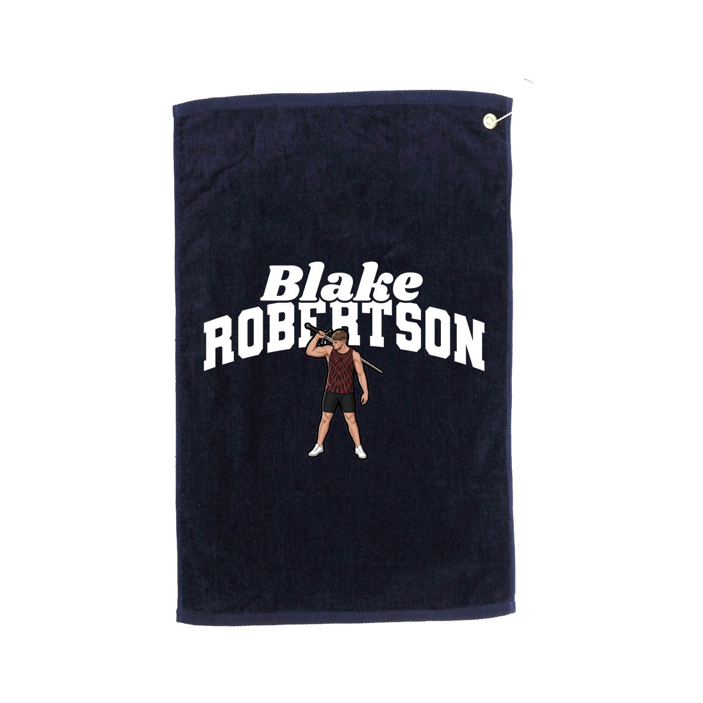 Golf Towel — Signature Arch in Navy