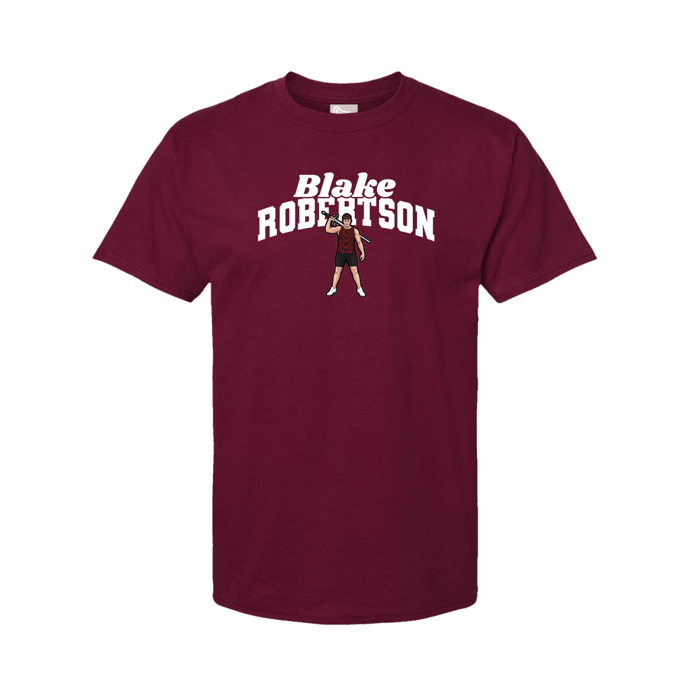 Tee — Signature Arch in Cardinal
