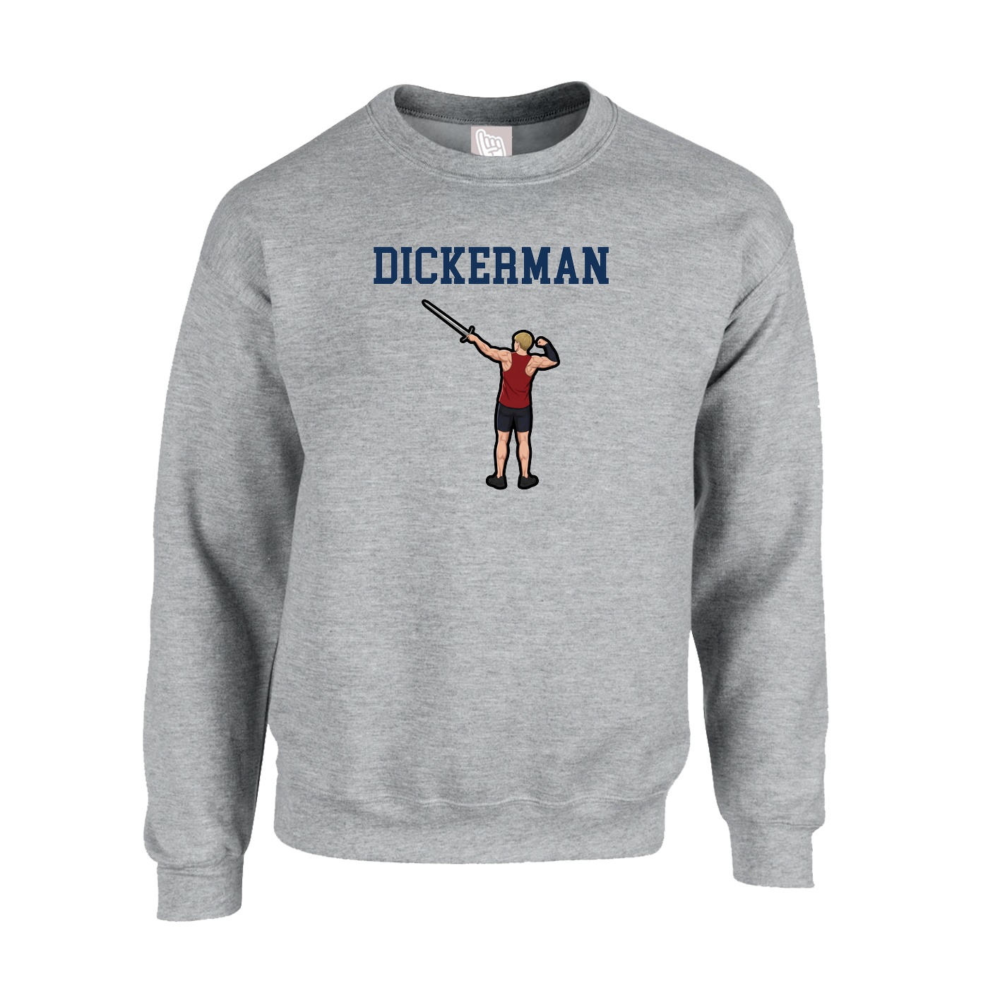 Fleece Crew — Shirsey in Grey