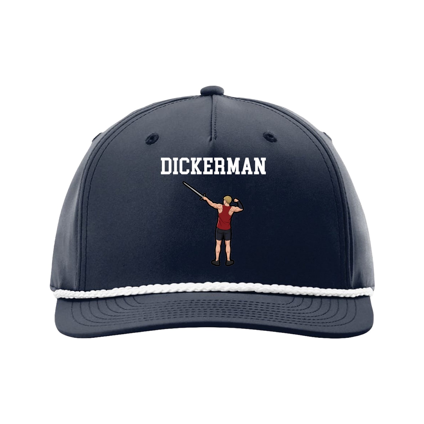 Five-Panel Classic Rope Cap — Shirsey in Navy