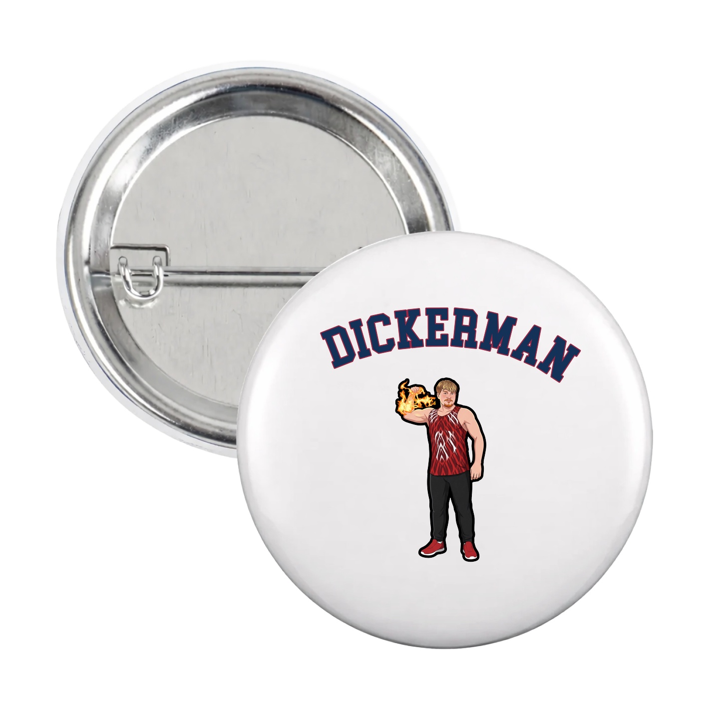 Game Day Button — Shirsey Arch in White