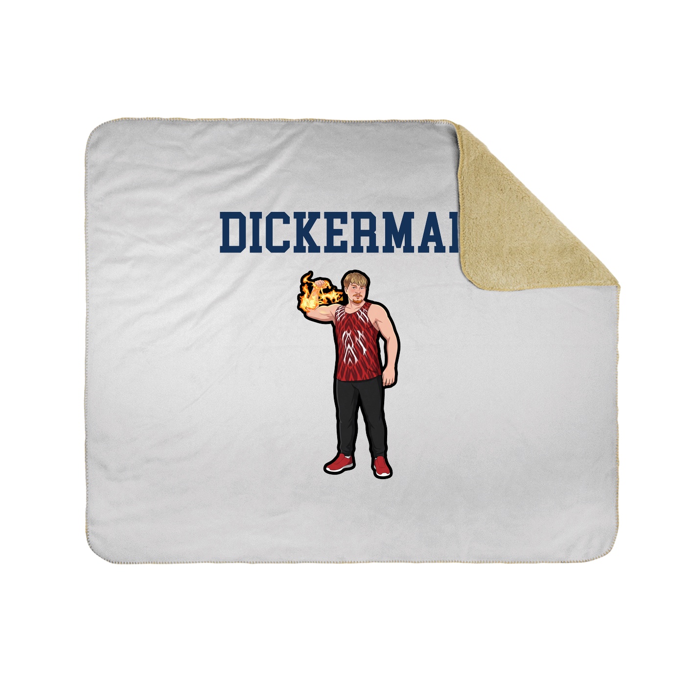 Throw Blanket — Shirsey in White