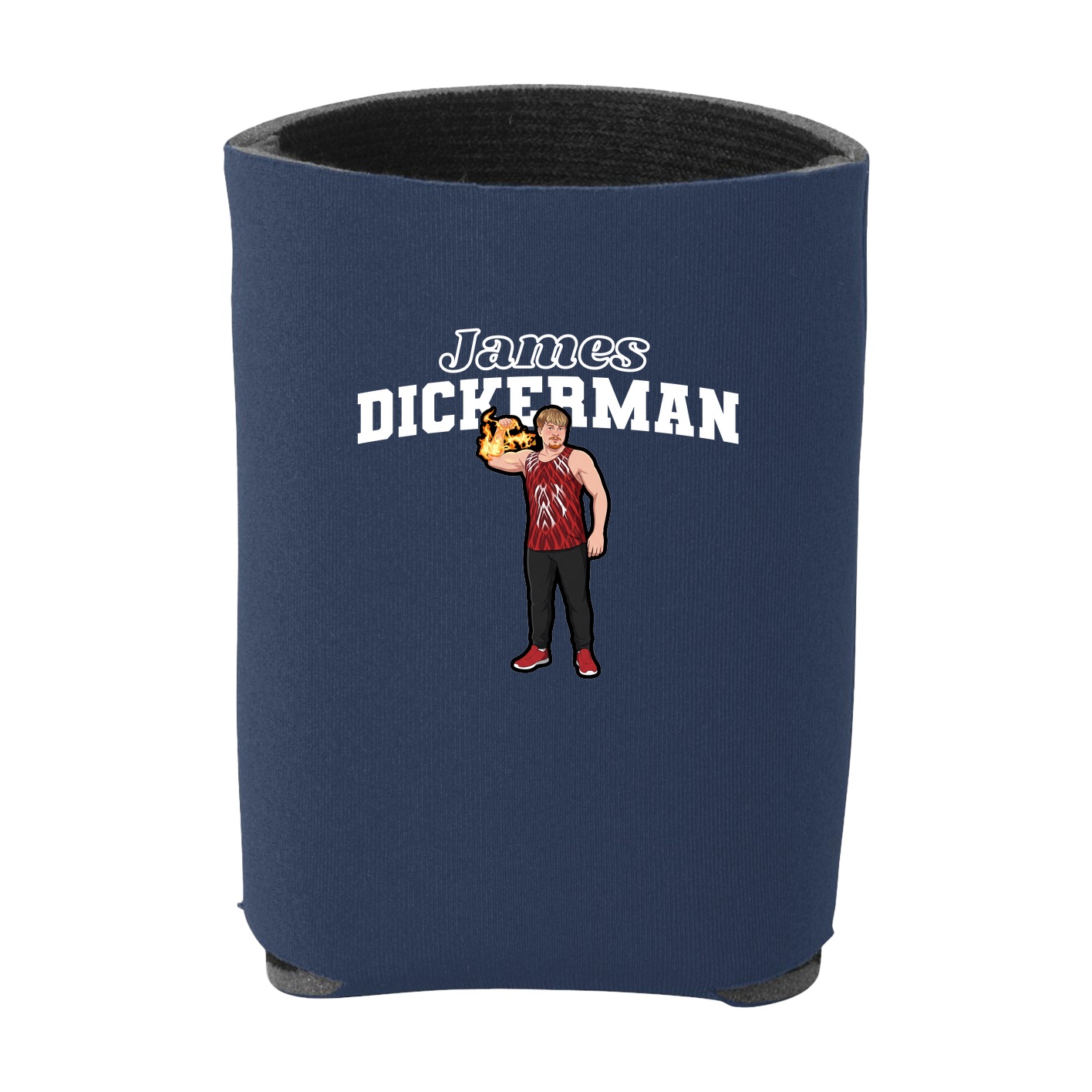 Can Holder — Name Arch in Navy