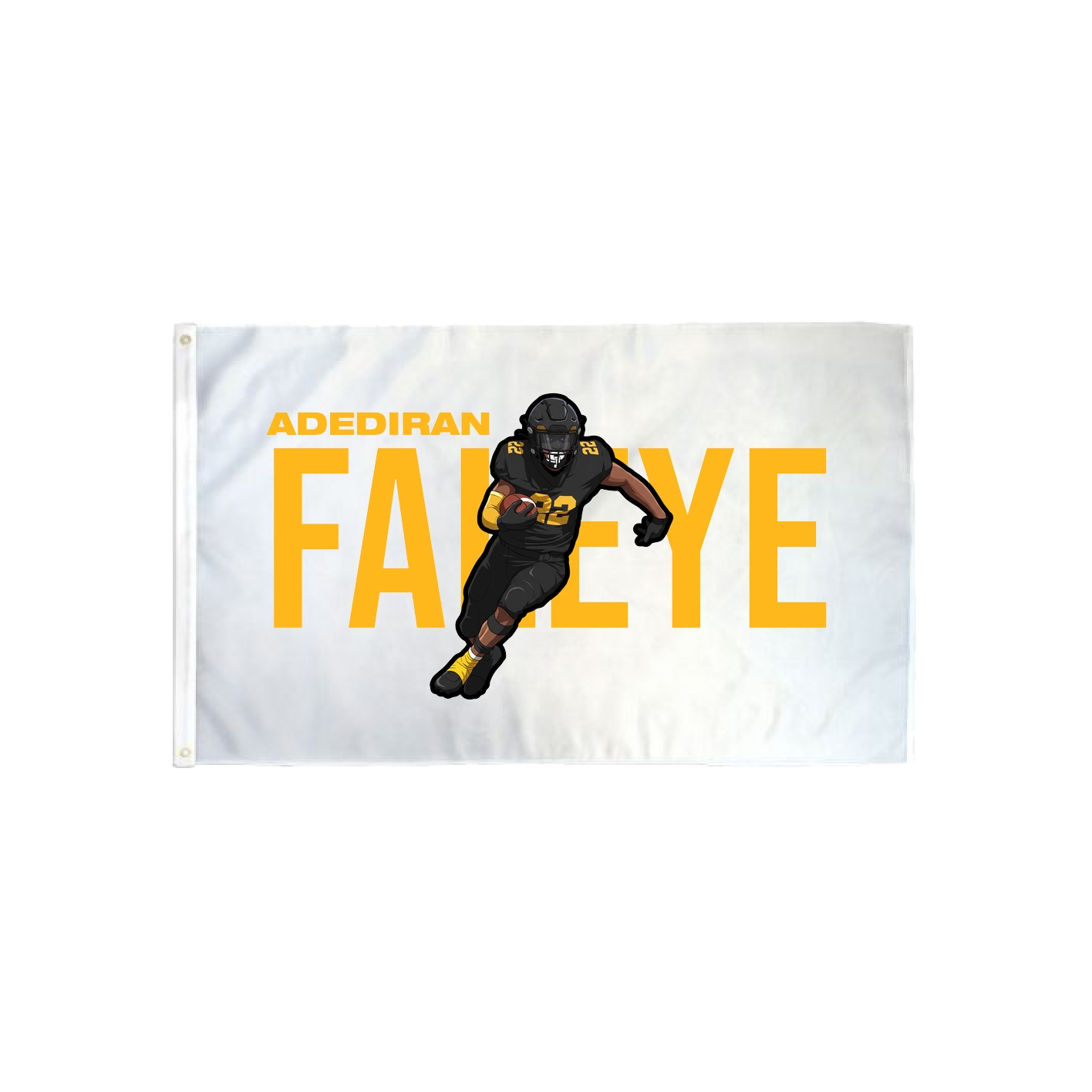 3x5 Flag — Player Name in Classic