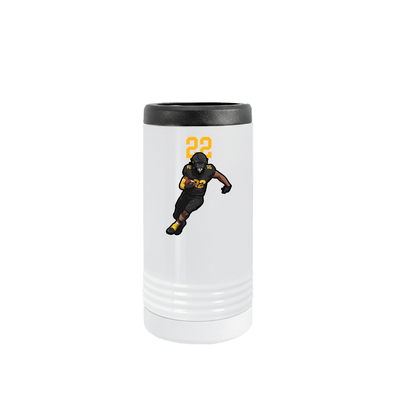 Slim Beverage Holder — Number Top in White