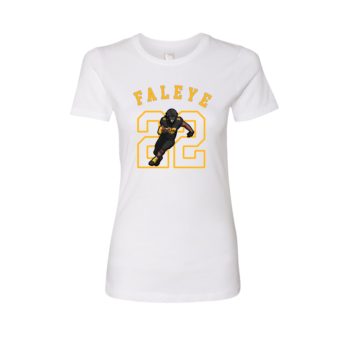 Fitted Women's Tee — Shirsey Arch in White