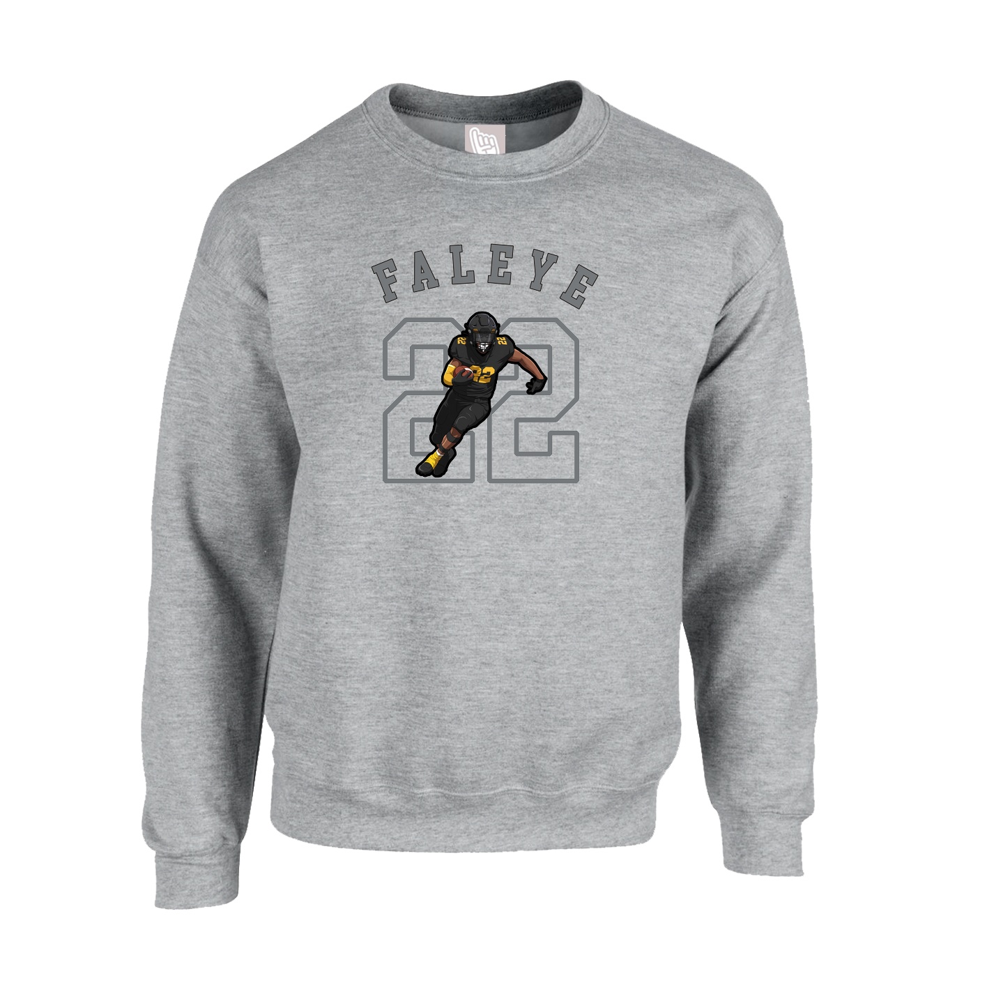 Fleece Crew — Shirsey Arch in Grey