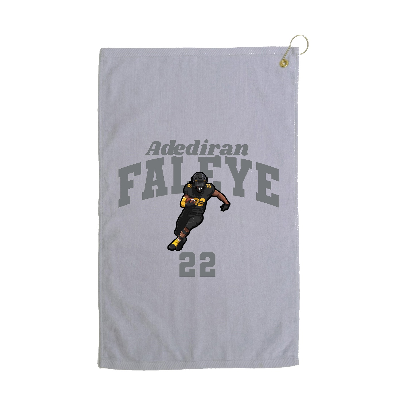 Golf Towel — Signature Arch in Grey