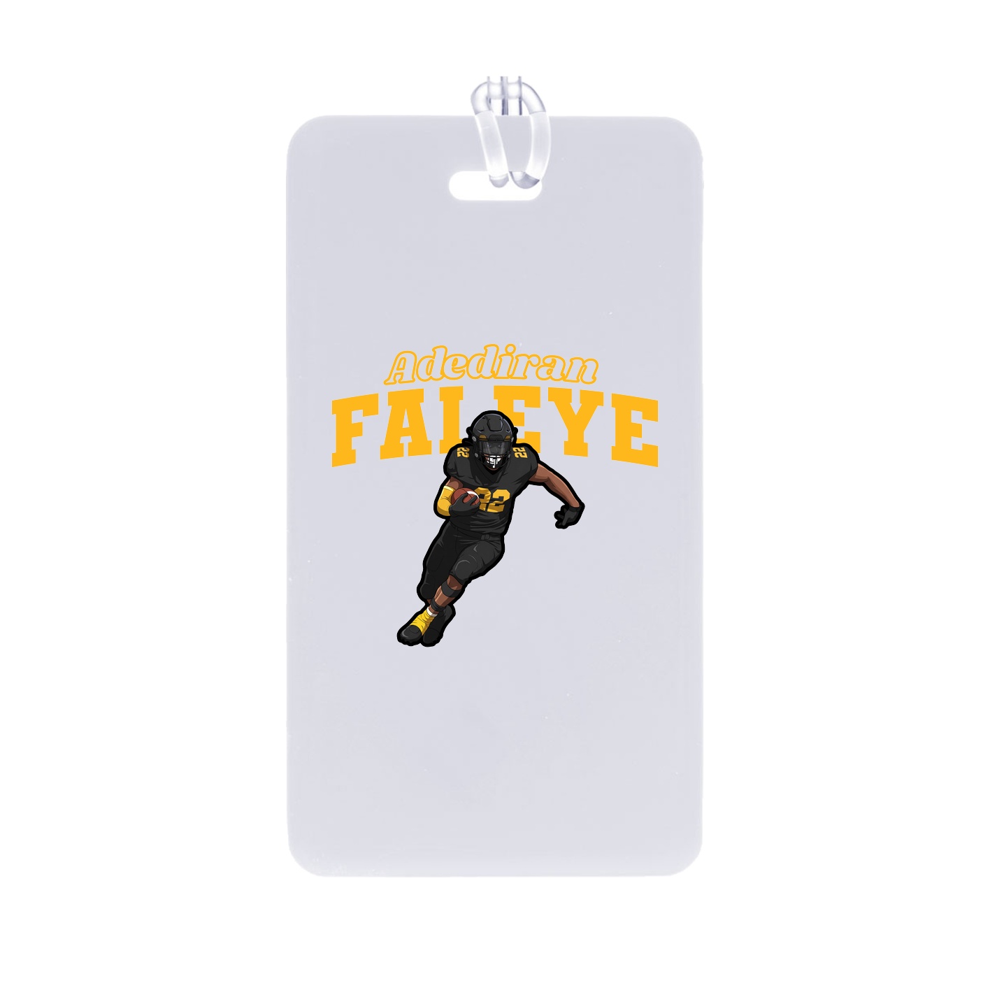 Bag Tag — Name Arch in Classic
