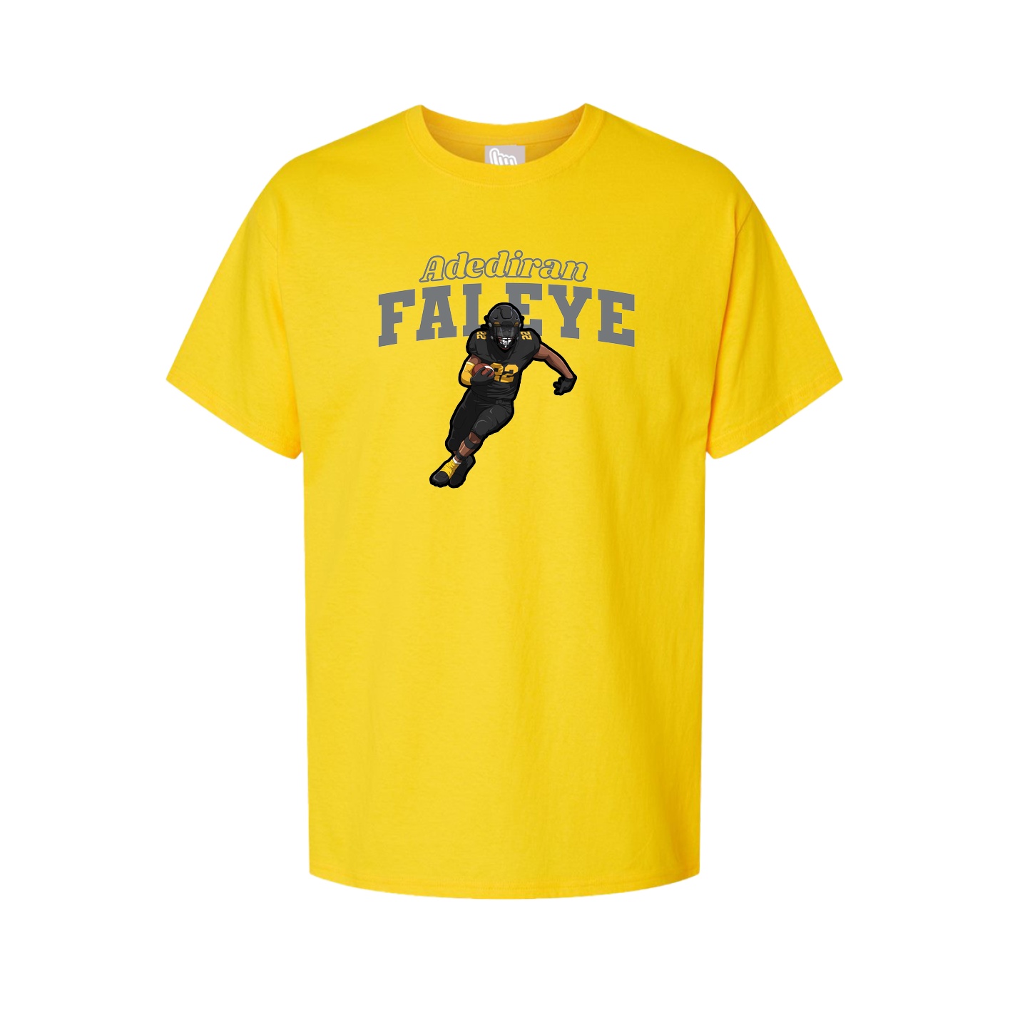 Youth Tee — Name Arch in Gold