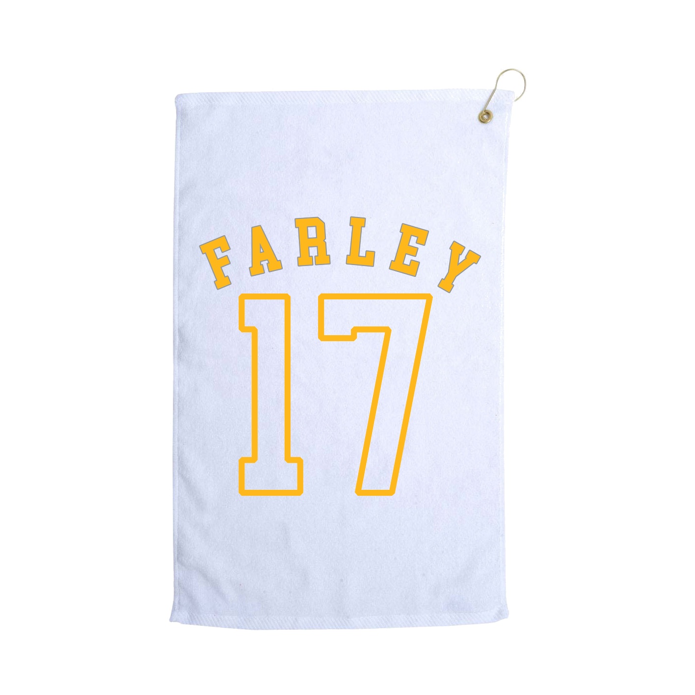 Golf Towel — Shirsey Arch in White
