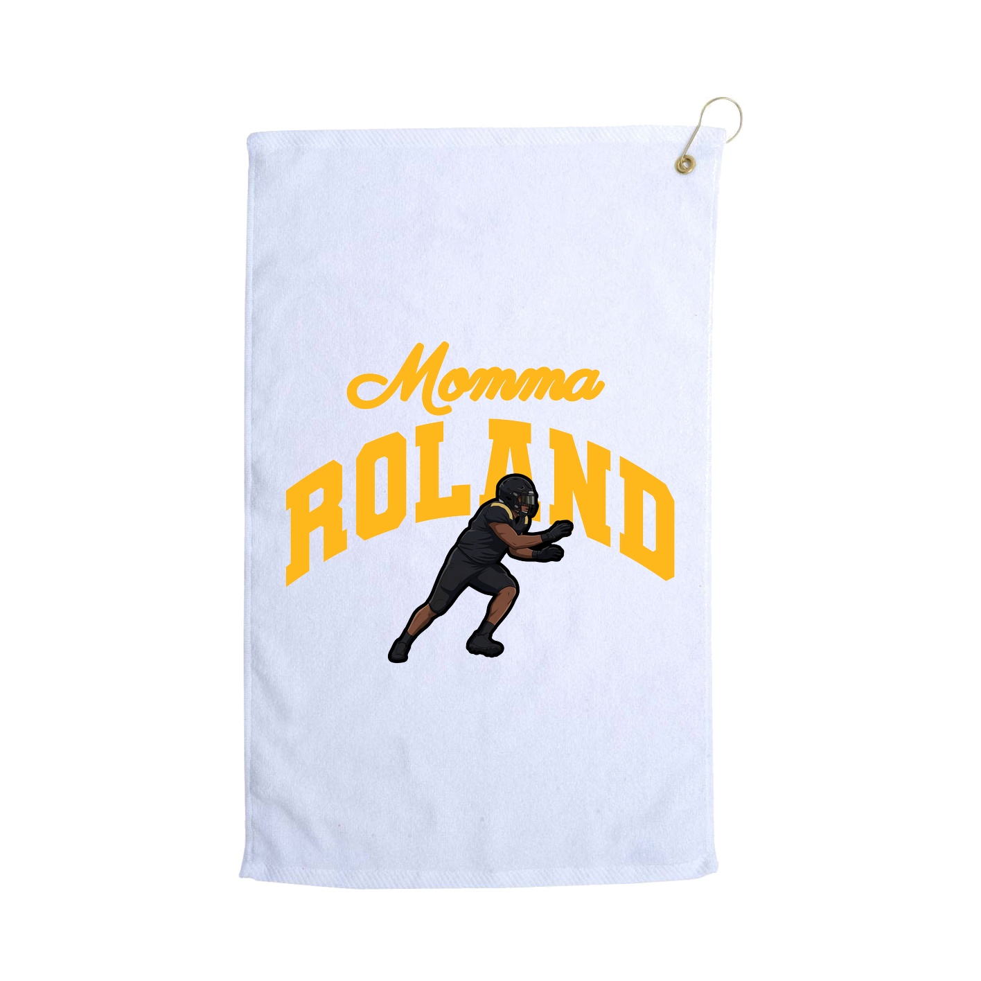 Golf Towel — Mothers Day Arch in White