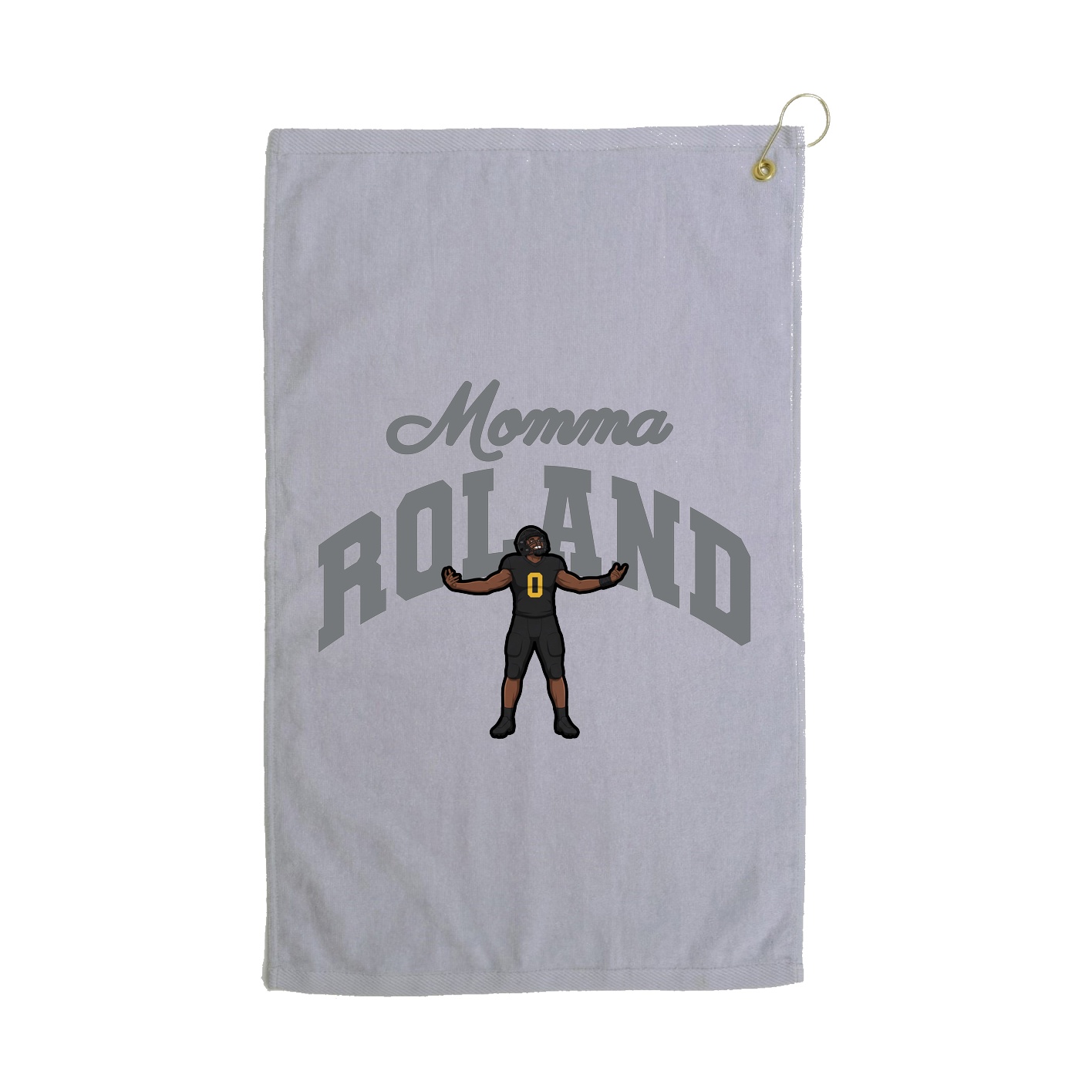 Golf Towel — Mothers Day Arch in Grey