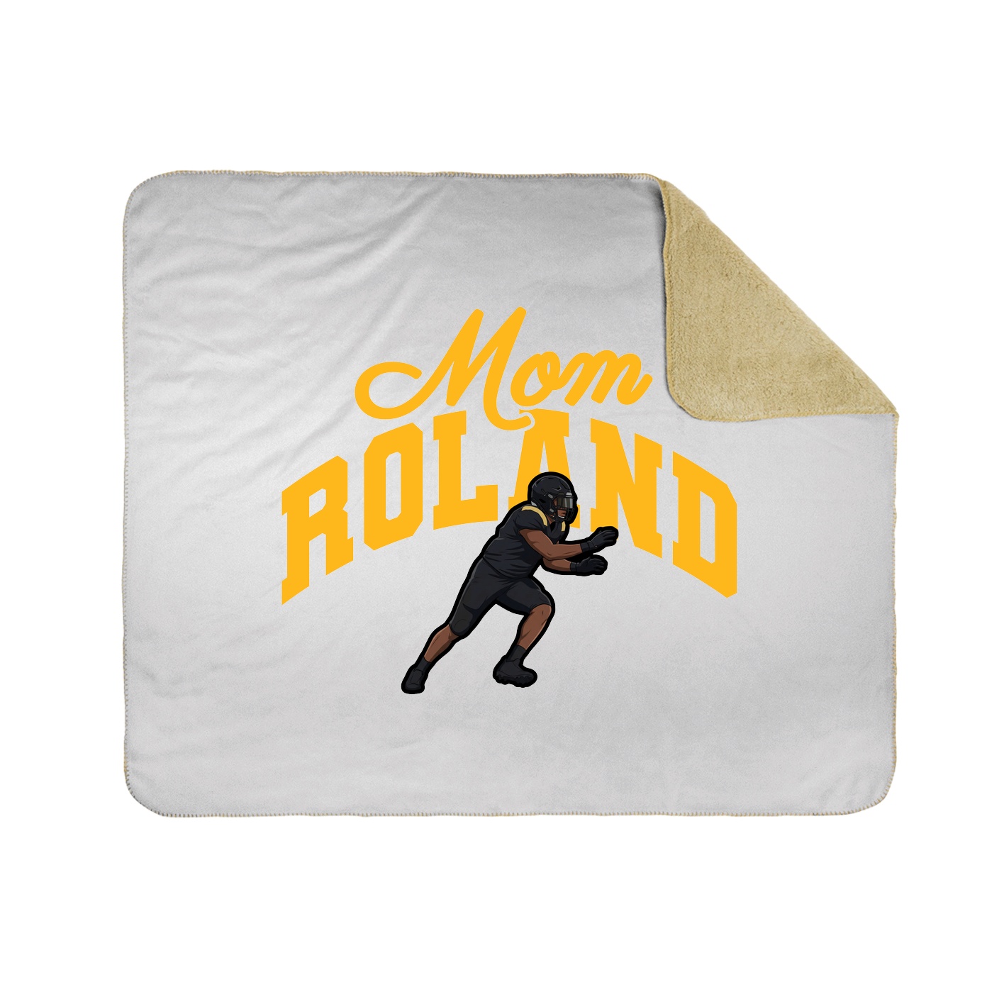 Throw Blanket — Mothers Day Arch in White