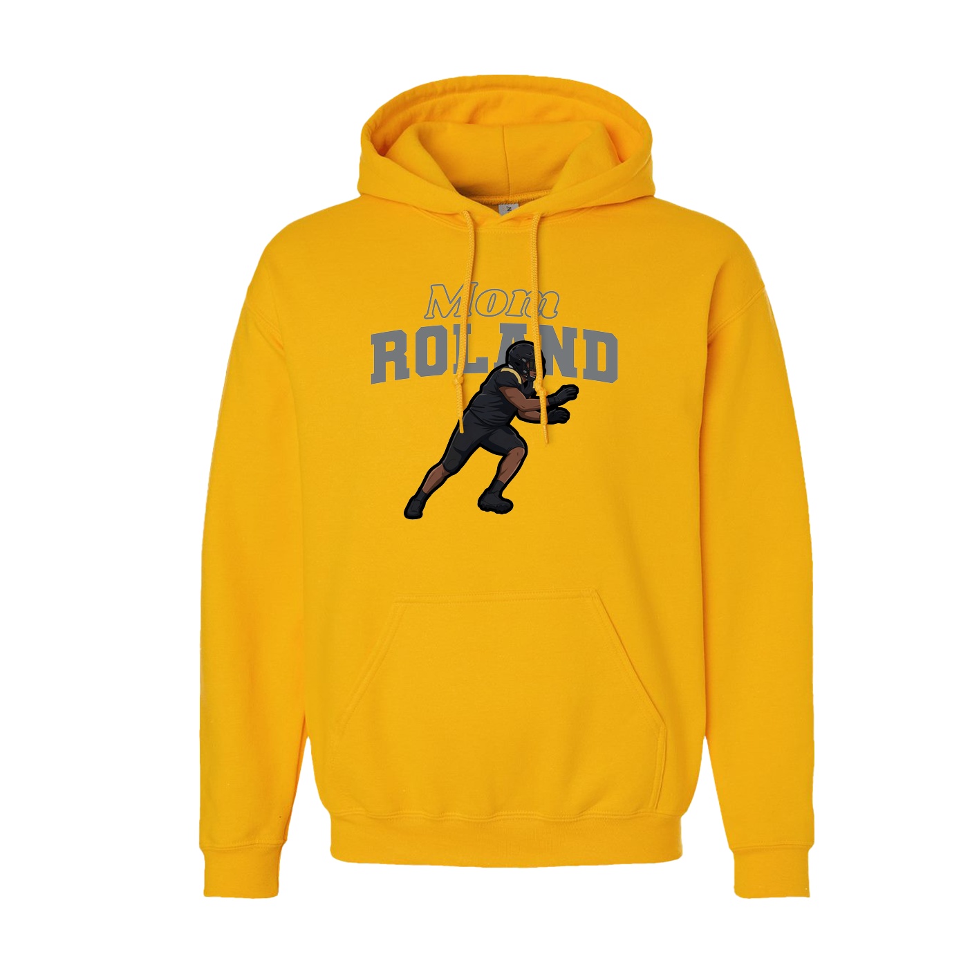 Youth Hoodie — Mothers Day Block in Gold