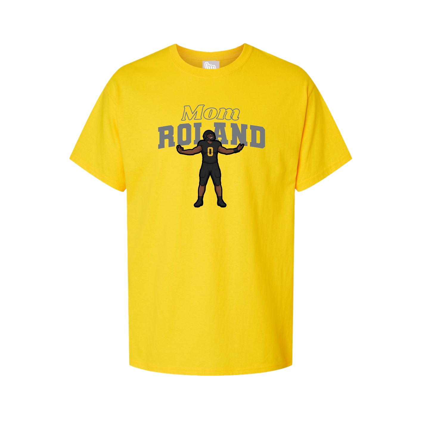 Youth Tee — Mothers Day Block in Gold