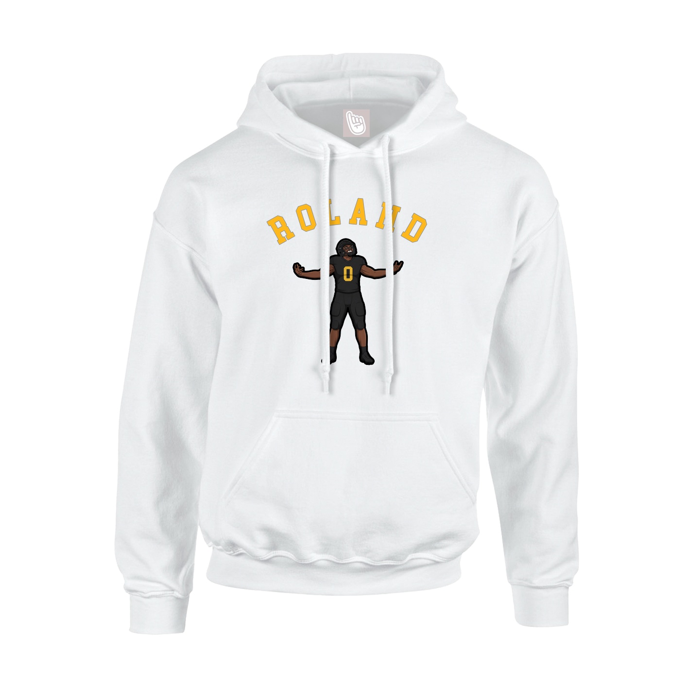 Youth Hoodie — Shirsey Arch in White