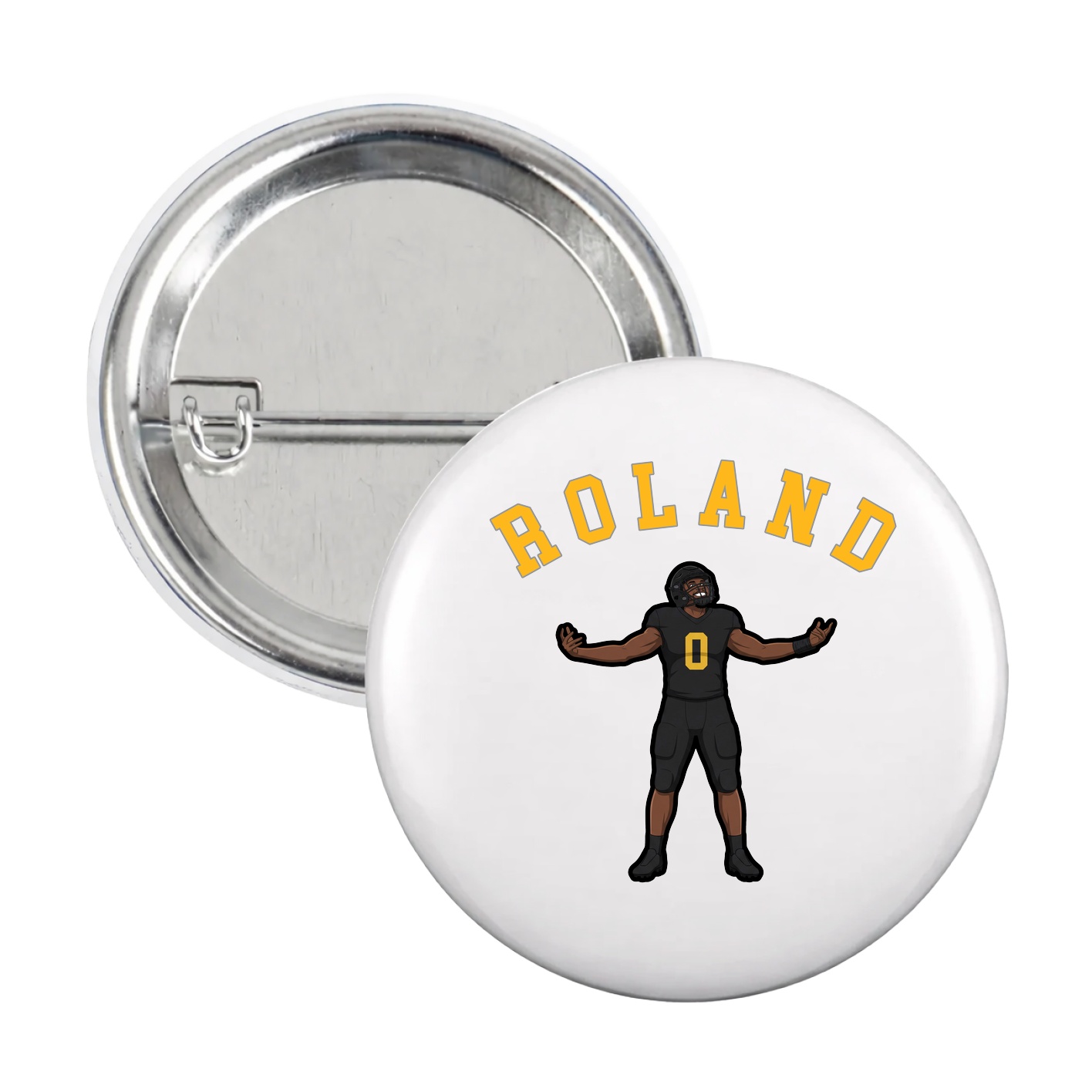 Game Day Button — Shirsey Arch in White