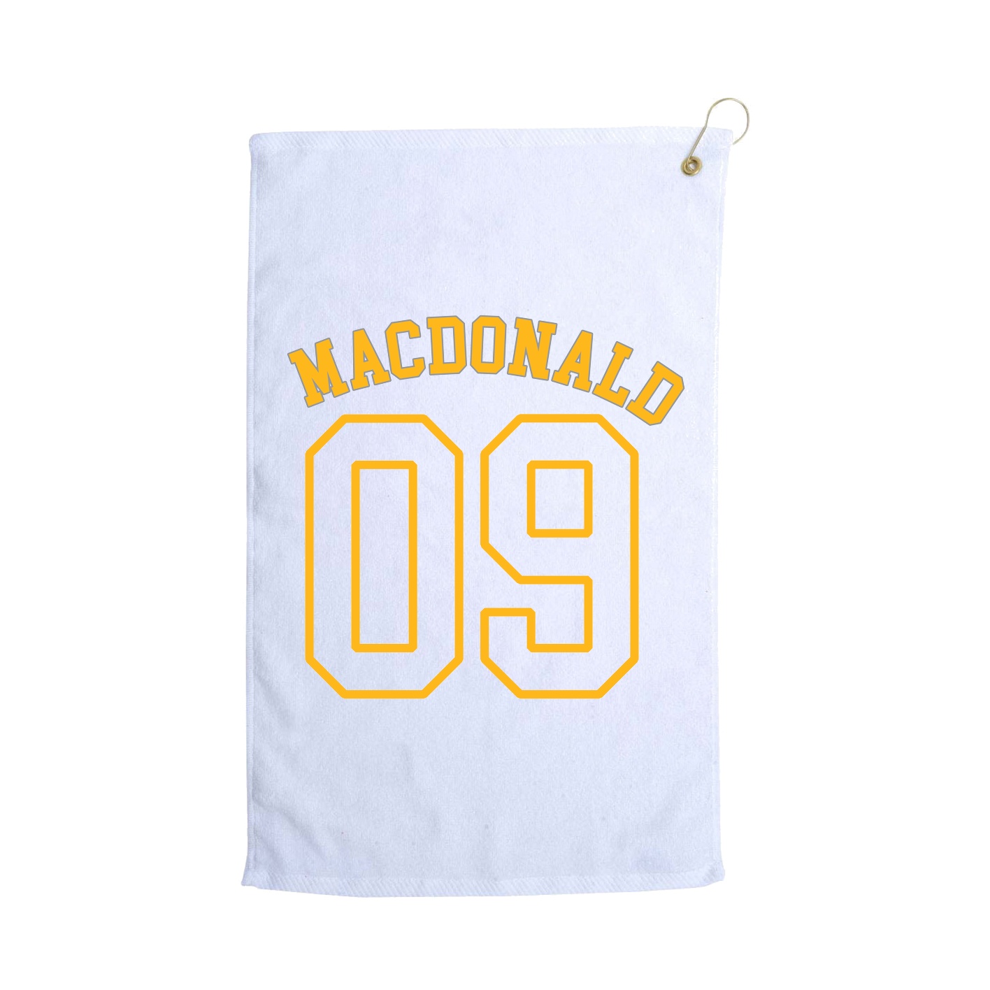 Golf Towel — Shirsey Arch in White