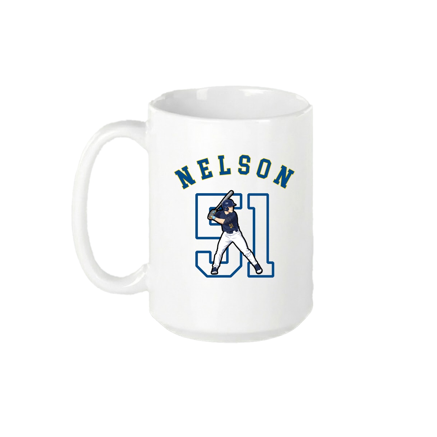15oz Coffee Mug — Shirsey Arch in White