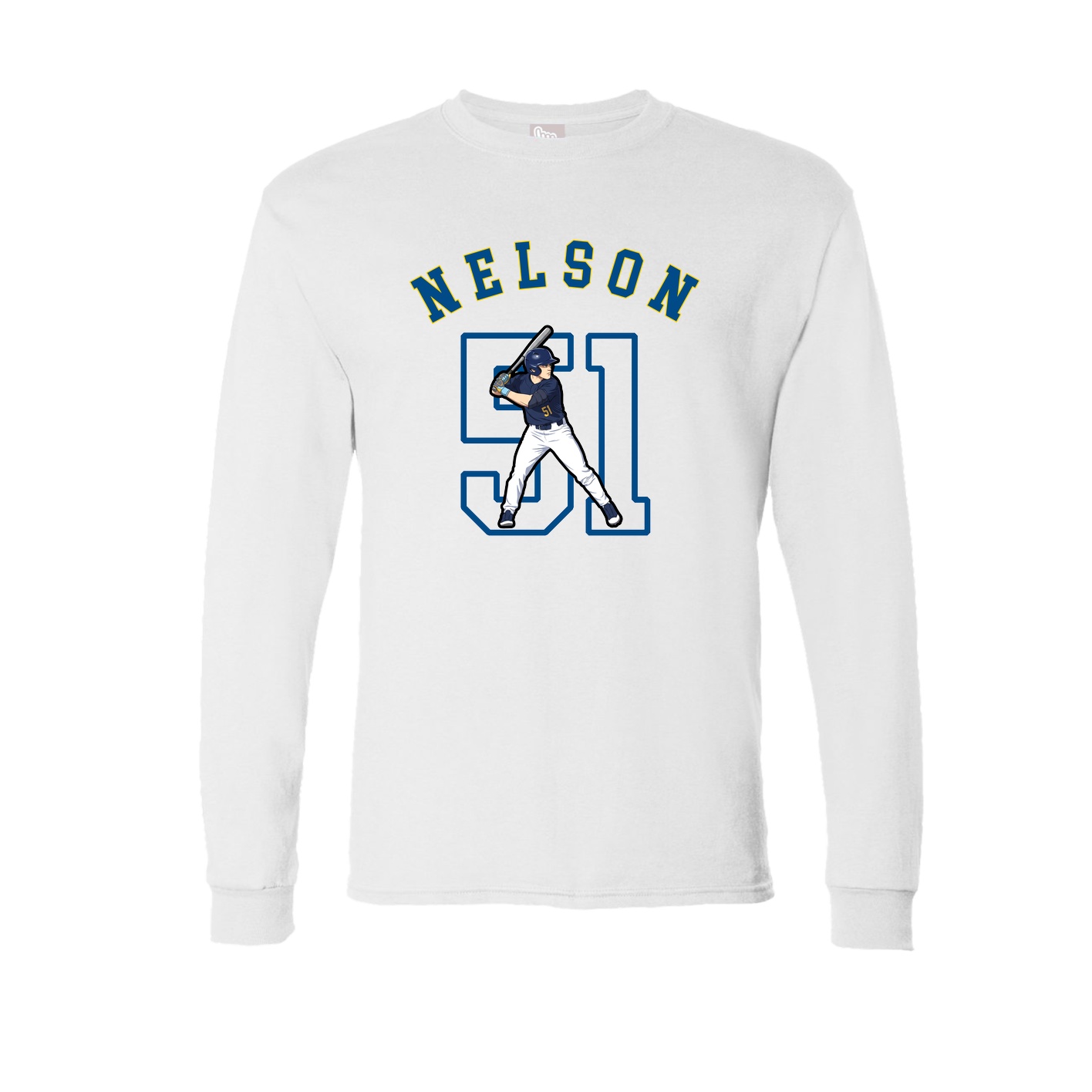 Long Sleeve Tee — Shirsey Arch in White
