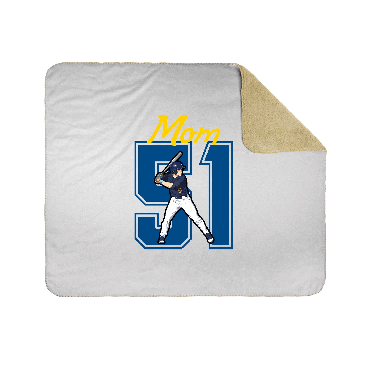 Throw Blanket — Mothers Day Shirsey in White