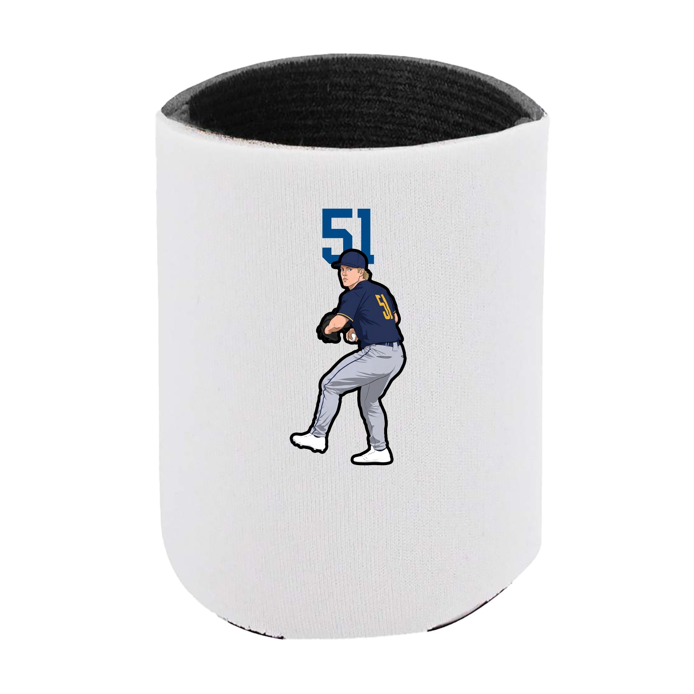 Can Holder — Number Top in White