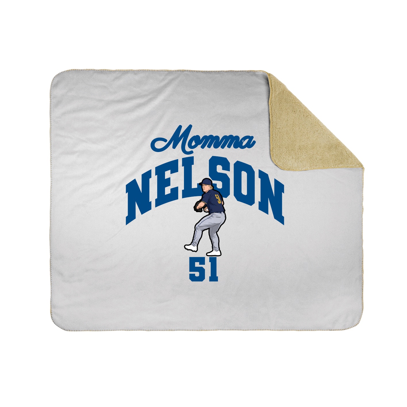 Throw Blanket — Mothers Day Arch in White